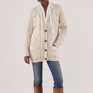 NILI LOTAN Orion cable knit cardigan S